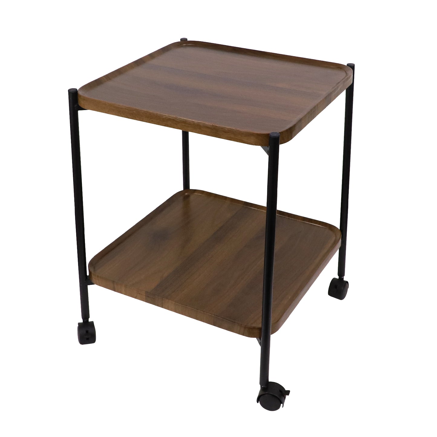 Two-Tier Acacia Wood Side Table