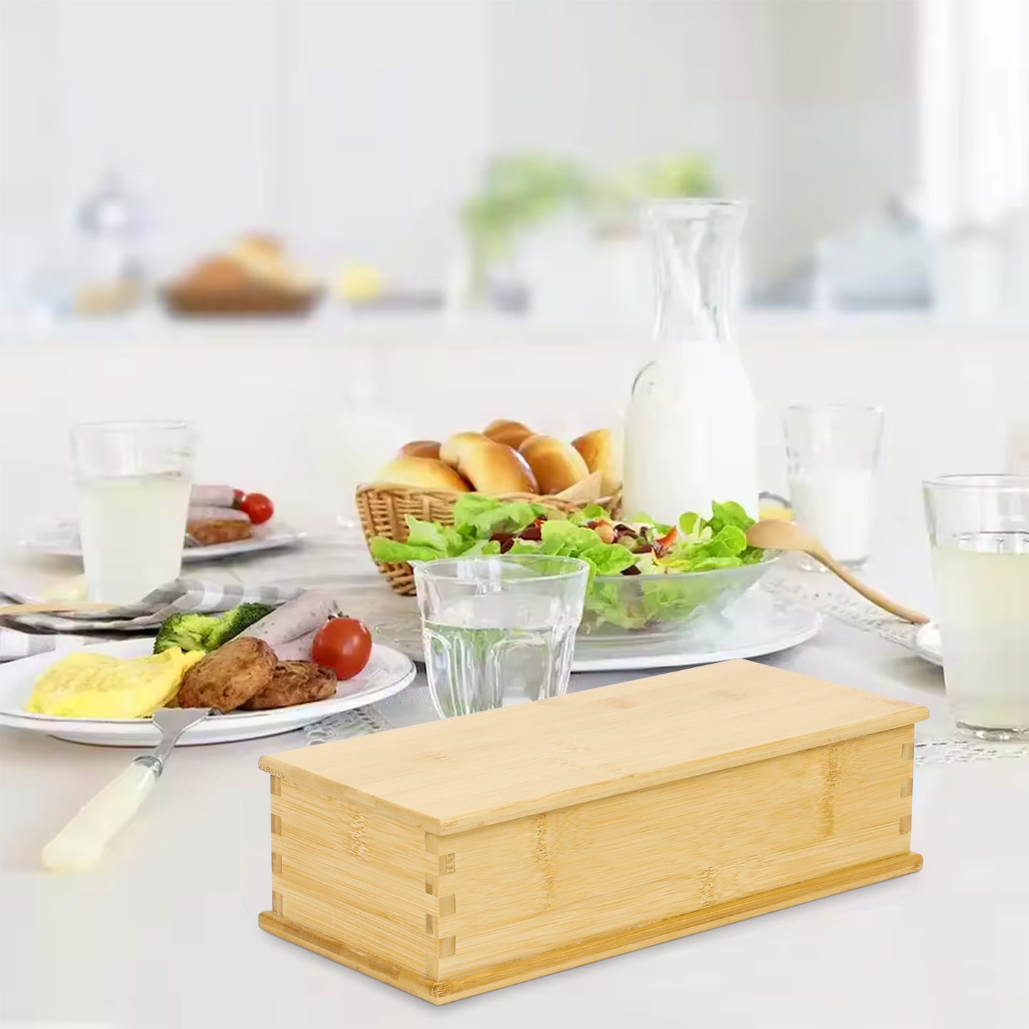 Bamboo Cutlery Box