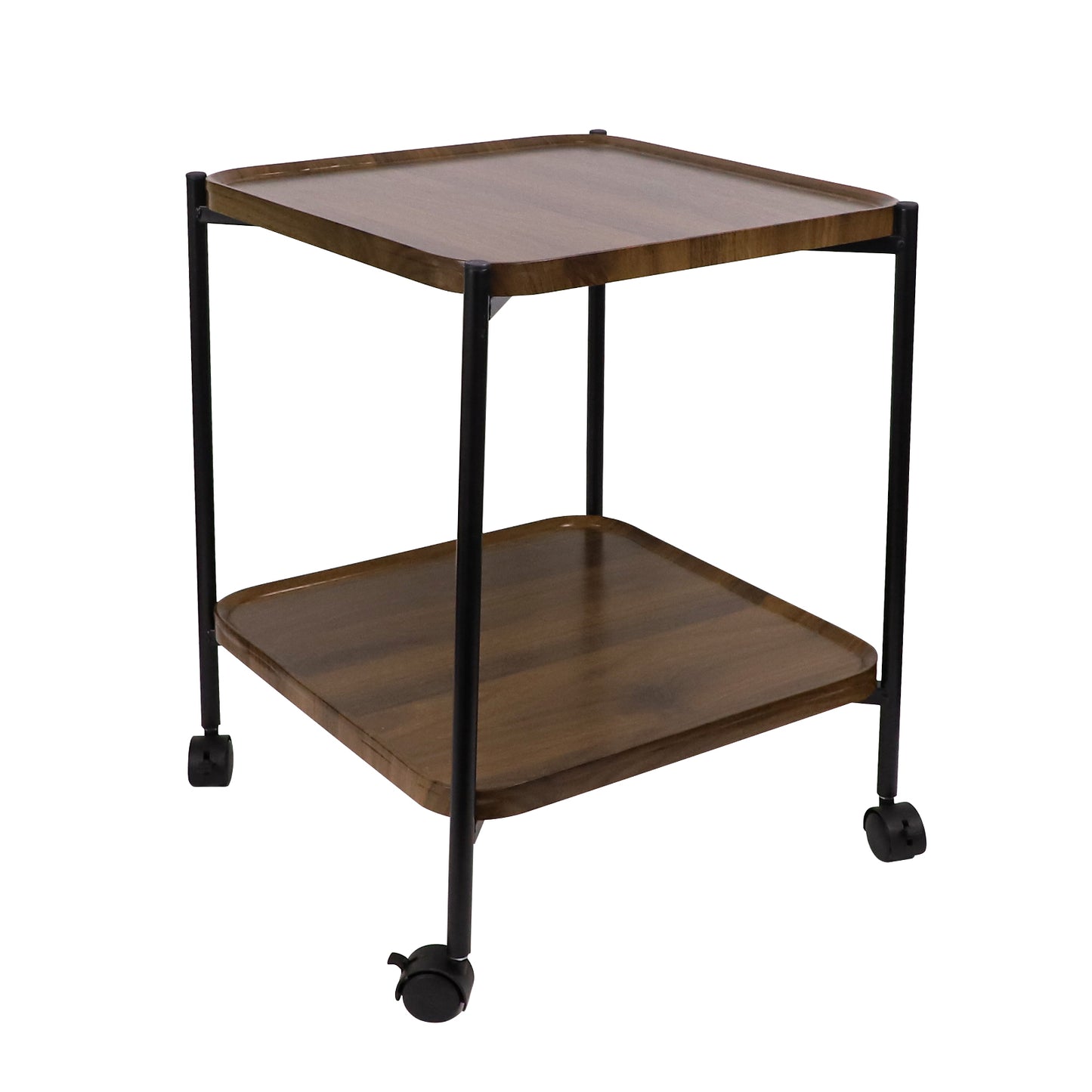 Two-Tier Acacia Wood Side Table