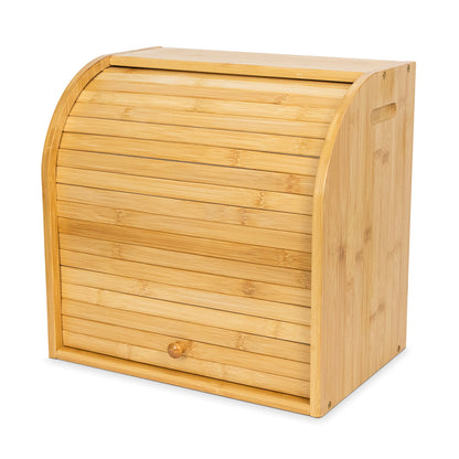 GL--Bamboo bread box, custom logo, custom size