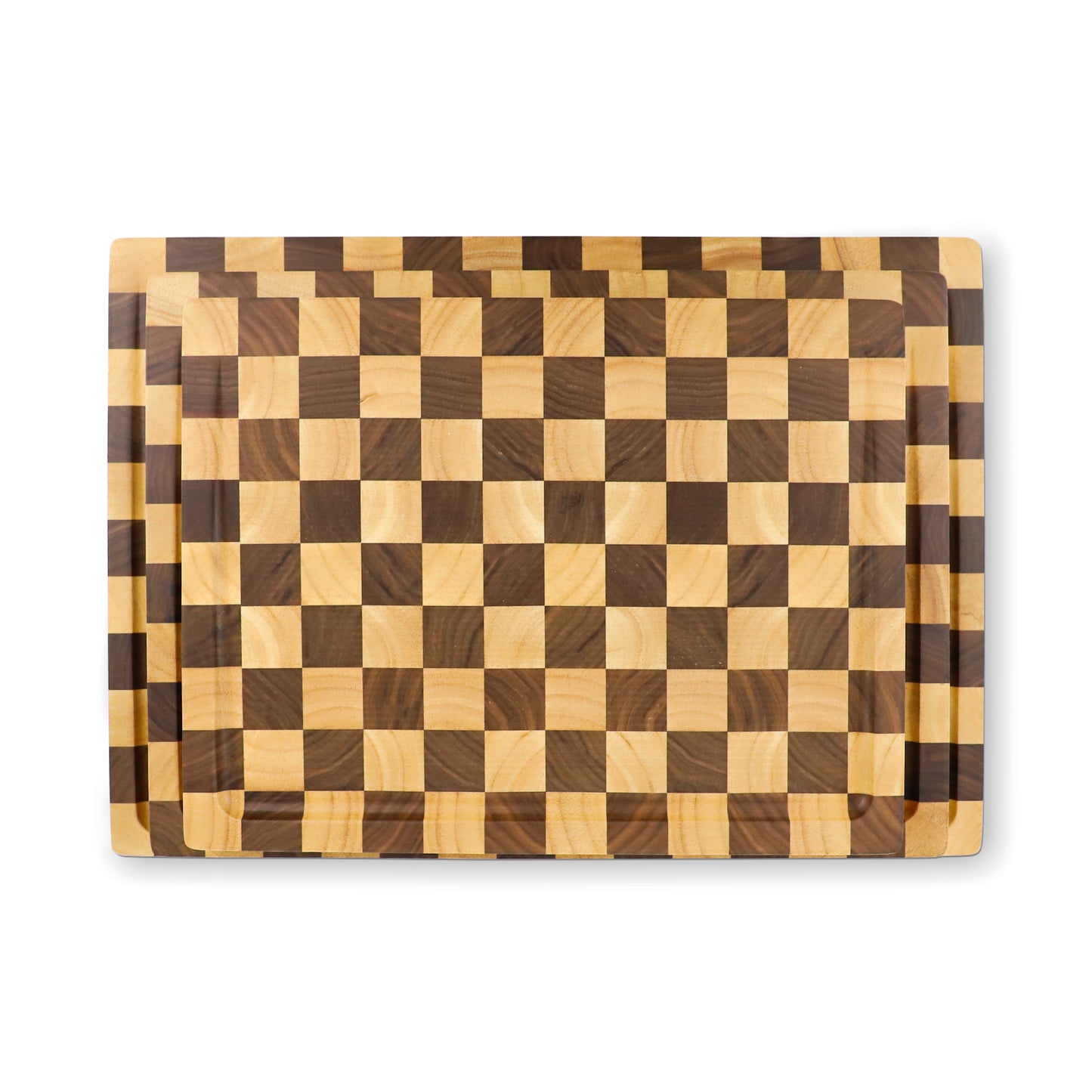 Walnut Cutting Board 3-piece Set - Small Grid