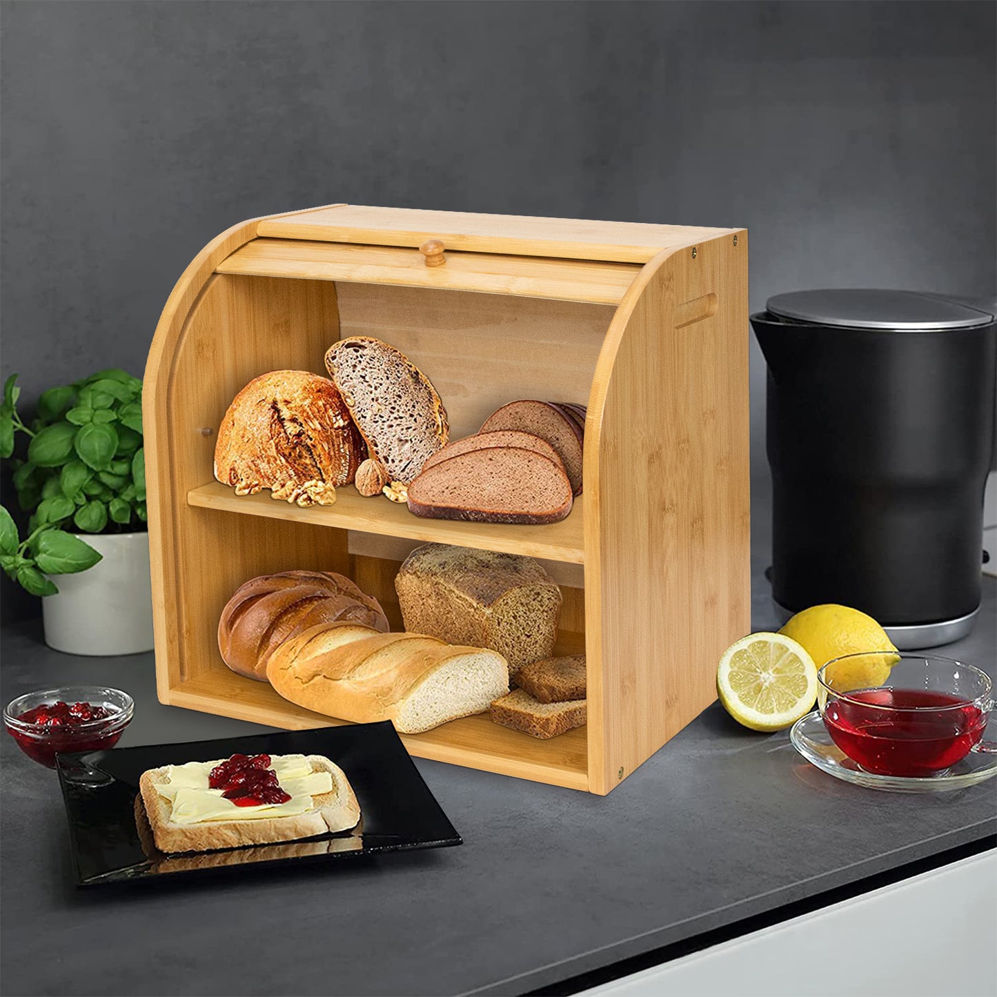 Bamboo Bread Box