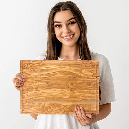 GL--Olive wood cutting board, custom size, custom logo, wholesale service