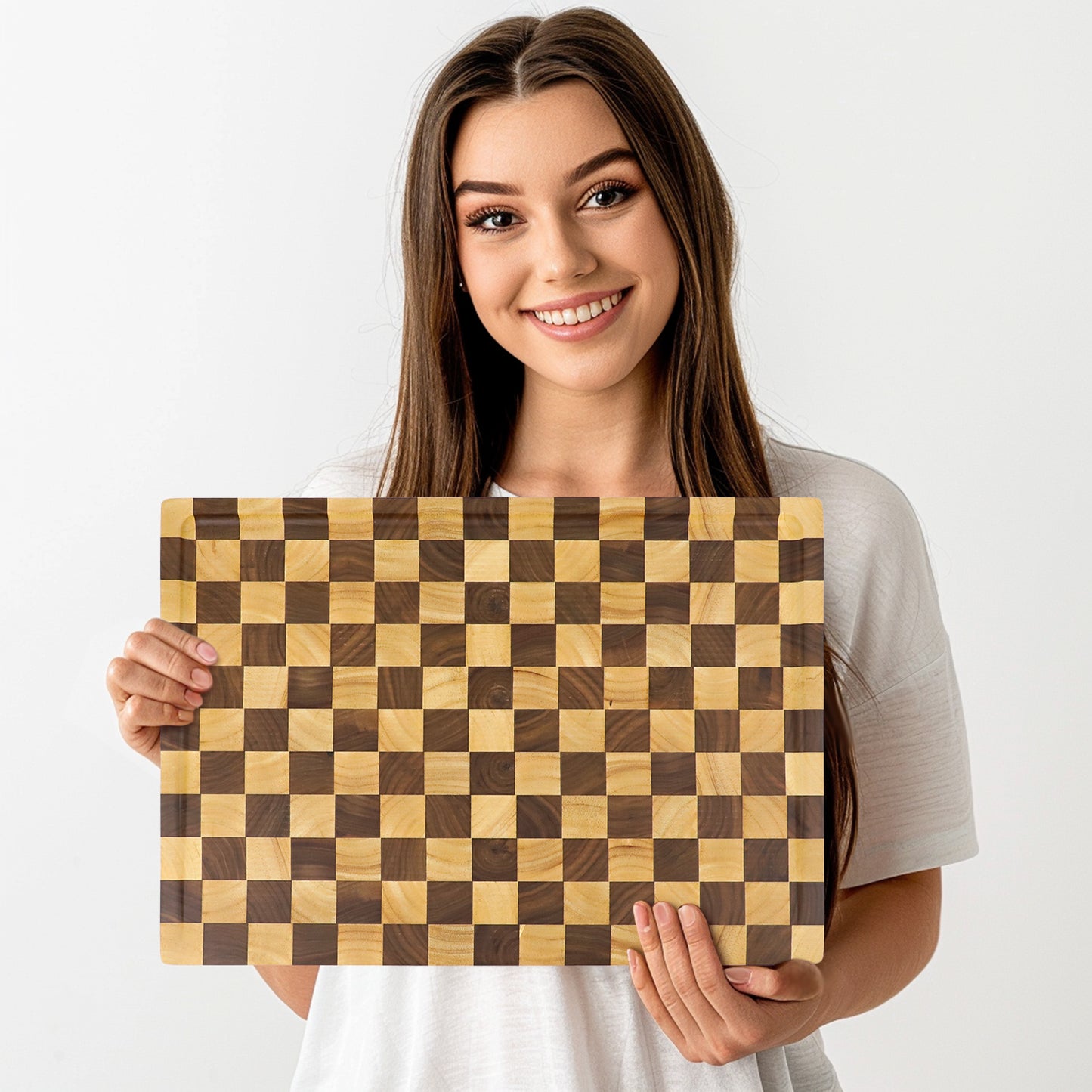 Walnut Cutting Board 3-piece Set - Small Grid