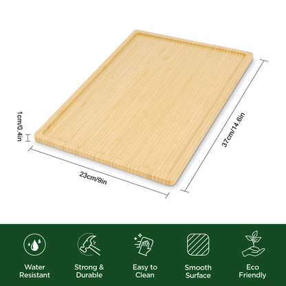 GL--Bamboo rectangular tray, custom size, custom logo, coffee shop or restaurant tray