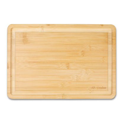 GL-Bamboo Cutting Board with Deep Juice Groove