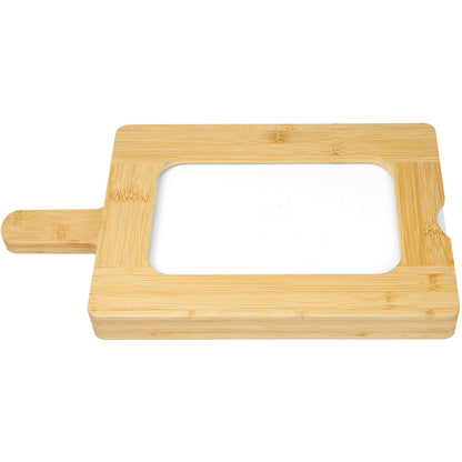 GL-Bamboo Cutting Board Set with Handle and 7 Flexible Cutting Mats