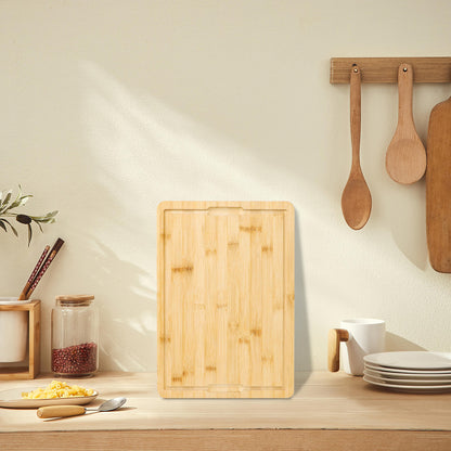 GL-Bamboo Cutting Board with Juice Groove