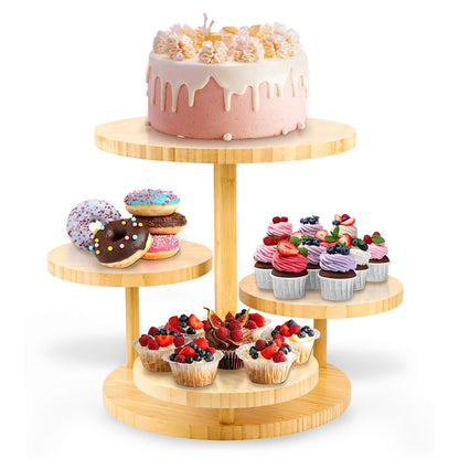 GL-Bamboo Tiered Cake Stand