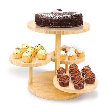 GL-Bamboo Tiered Cake Stand