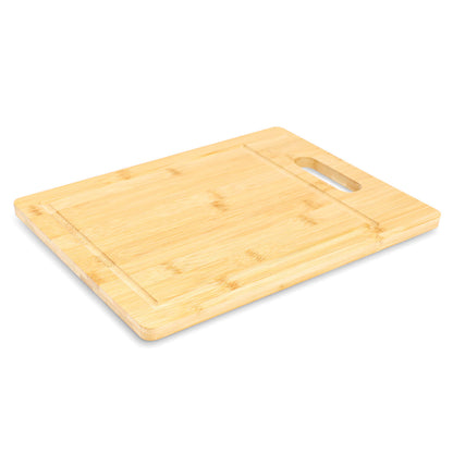 GL-Bamboo Cutting Board with Juice Groove and Handle