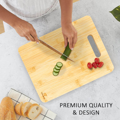 GL-Bamboo Cutting Board Set of 3 with Handle